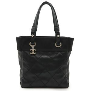 Chanel Paris Biarritz Coated Canvas 2way Tote Bag